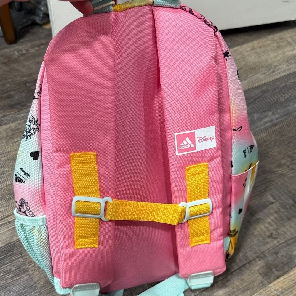 Disney adidas Kids Backpack - Pink and Aqua - Picture 3 of 7